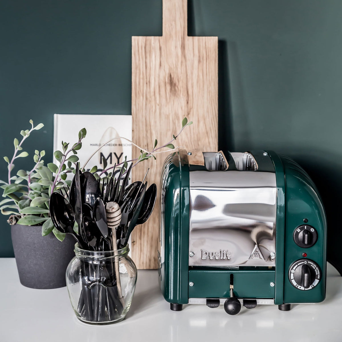 Dualit Toaster Paket 1, 2er Toaster mit Brötchenaufsatz