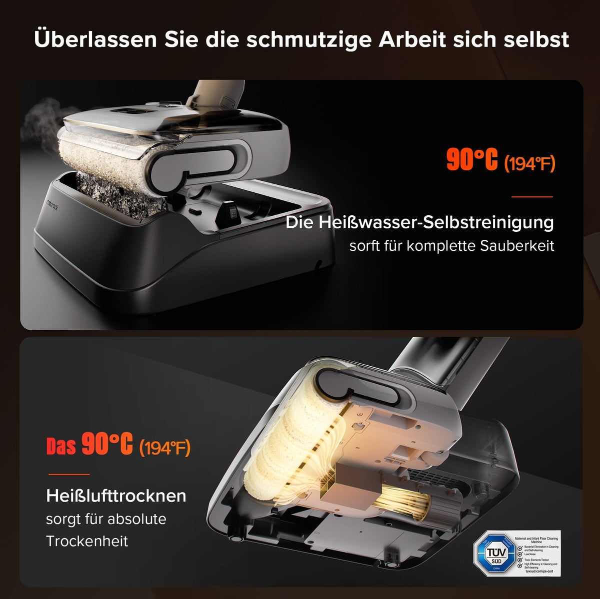 Roborock F25 RT Nass- und Trockenstaubsauger
